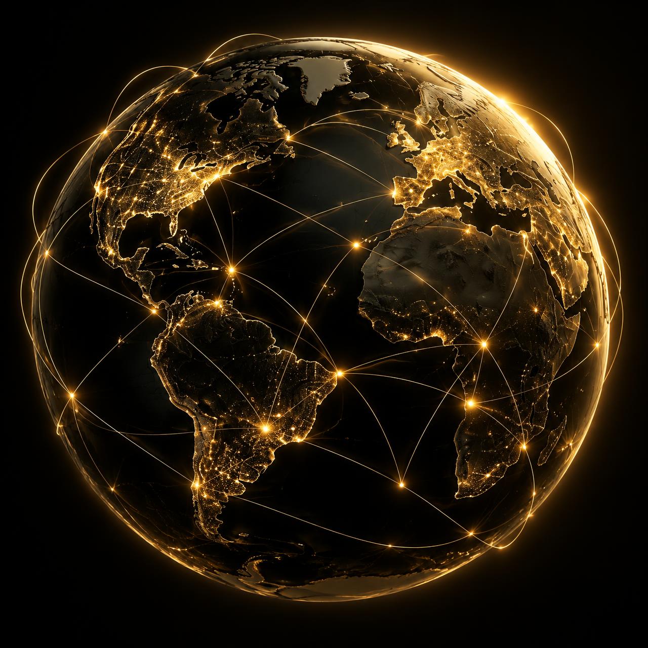 Global gold-lit market network